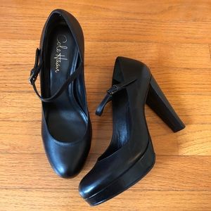 Cole Haan Stephanie Mary Jane Platform Pumps Black